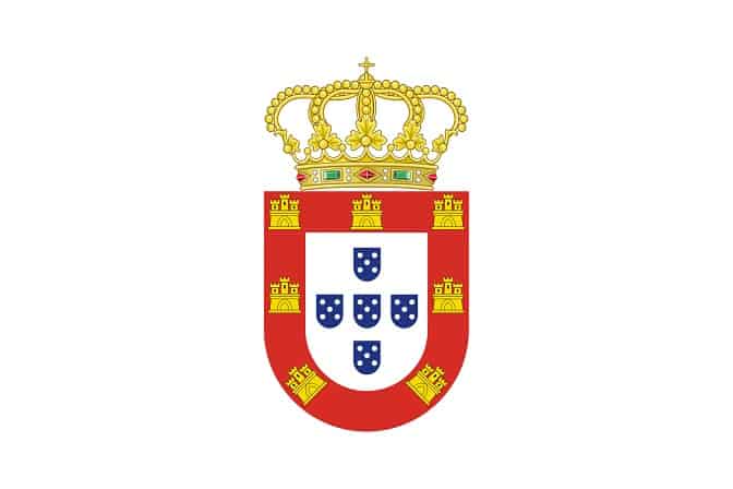 flaga Portugalii 1667