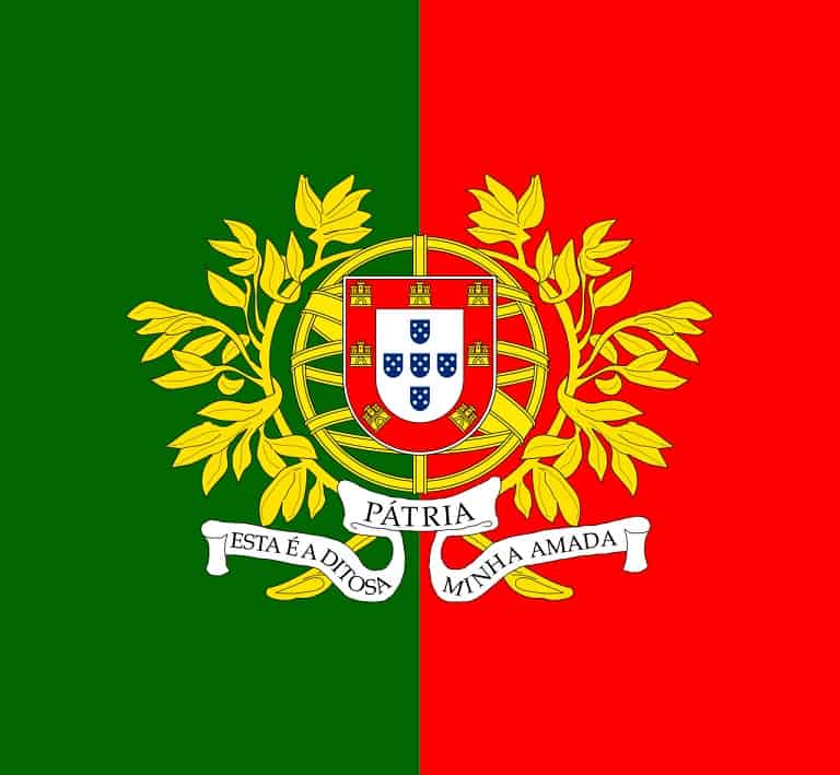 flaga wojskowa portugalia